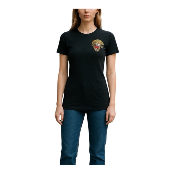 Ed Hardy Tops - Ed Hardy Black Fitted Short Sleeve T-Shirt